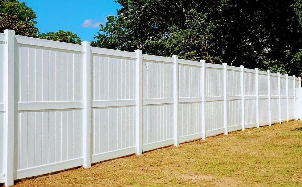 PVC Privacy Fence
