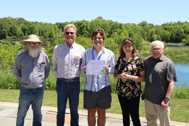 Scholarship recipient Peter Murray with FGP Scholarship committee
