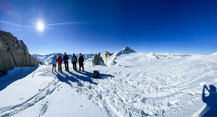 Ice swim workshop with Josef Köberl in Tirol Austria