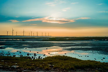 Sillouette of Wind Turbine