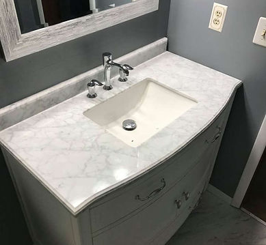 Faux Marble Bathroom Remodel