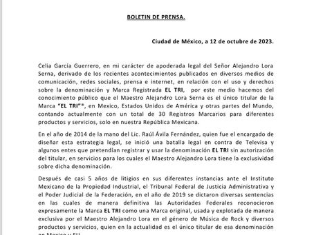 BOLETÍN DE PRENSA