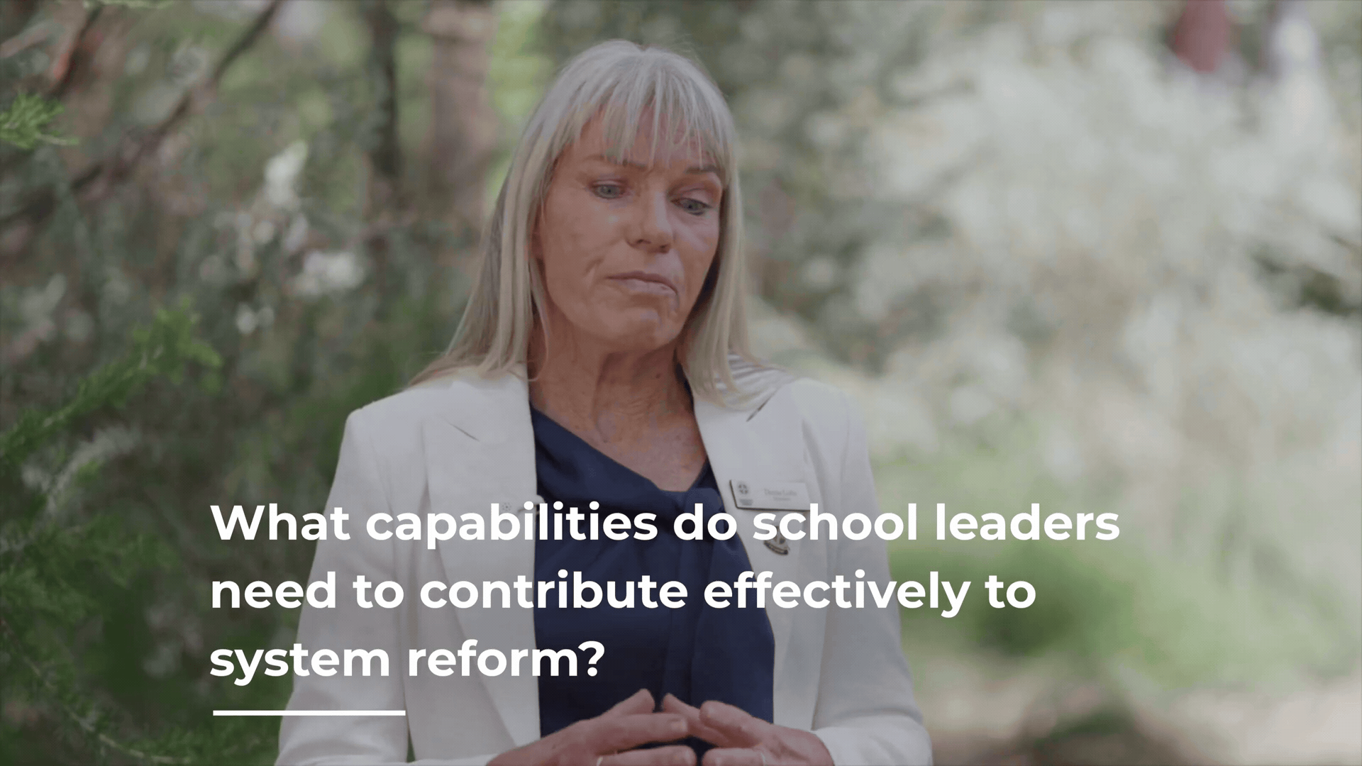 What capabilities do school leaders need to contribute effectively to system reform?