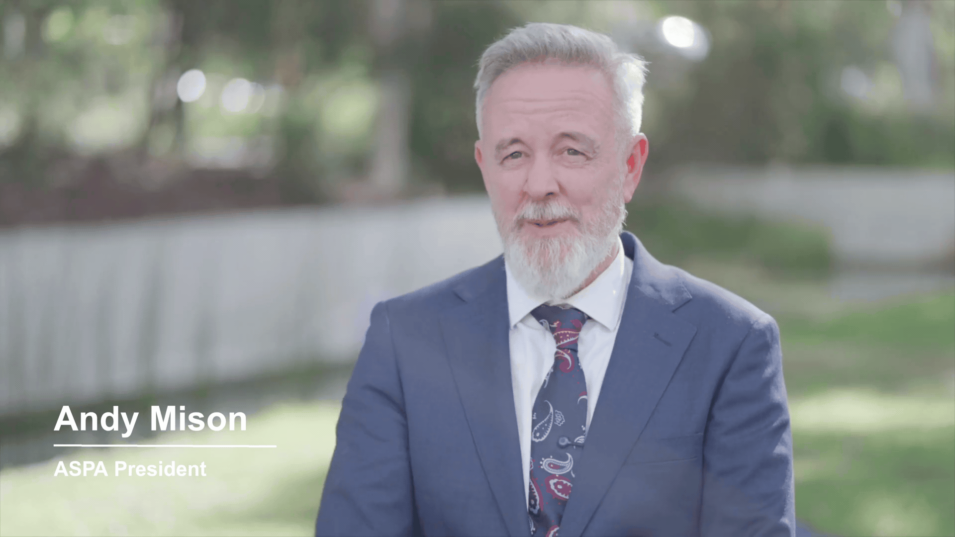ASPA President Andy Mison