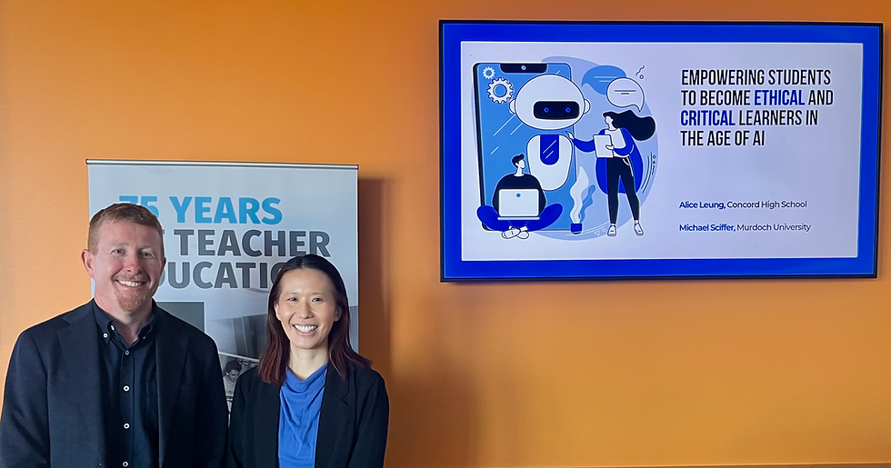 Alice Leung is a head teacher at Concord High School in Sydney and the winner of the 2024 Prime Minister's Prize for Excellence in Science Teaching in Secondary Schools. Michael Sciffer is a NSW school counsellor, researcher, public education advocate, and PhD candidate.