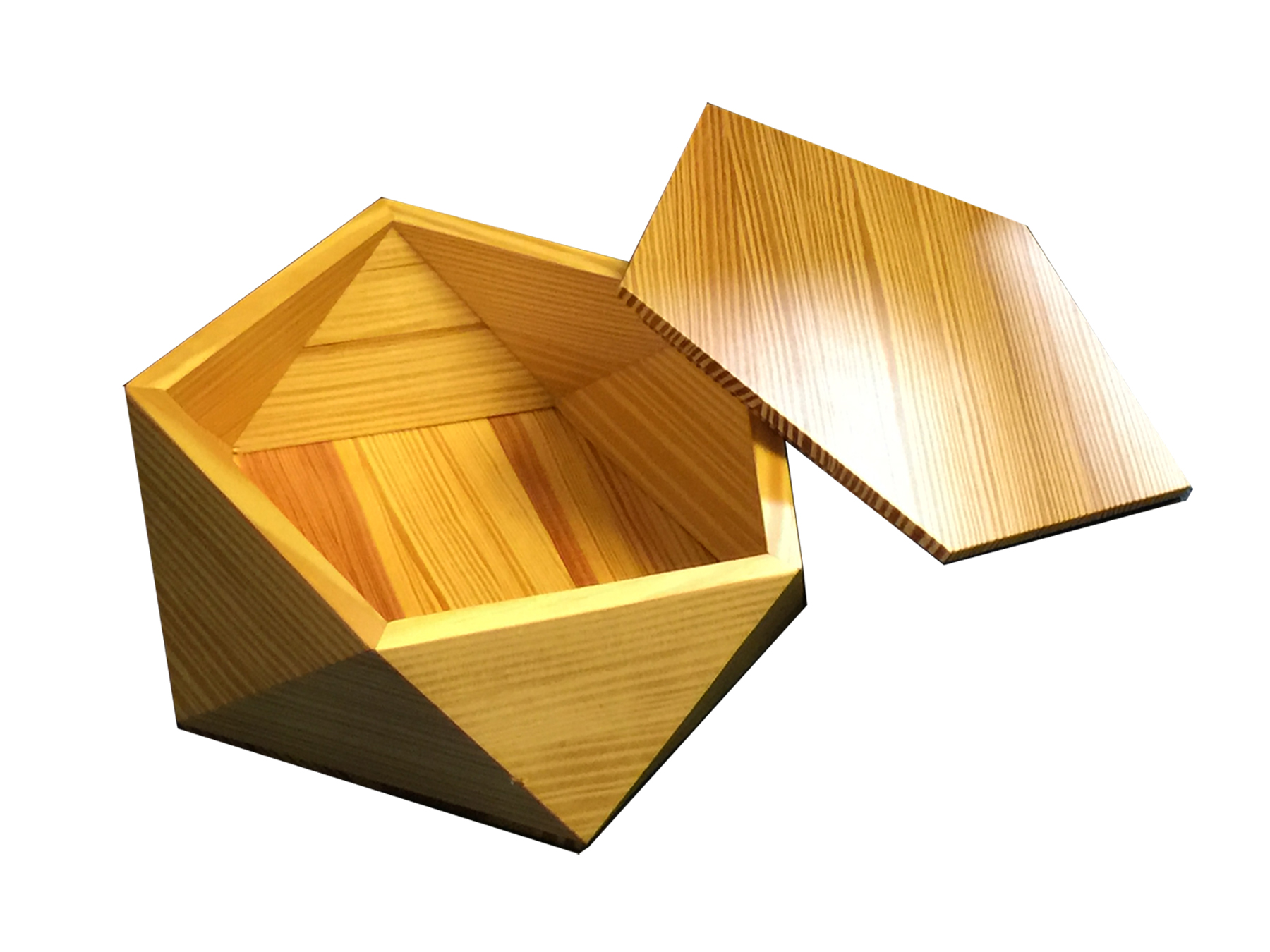 Pentagonal Box - Reclaimed Fir