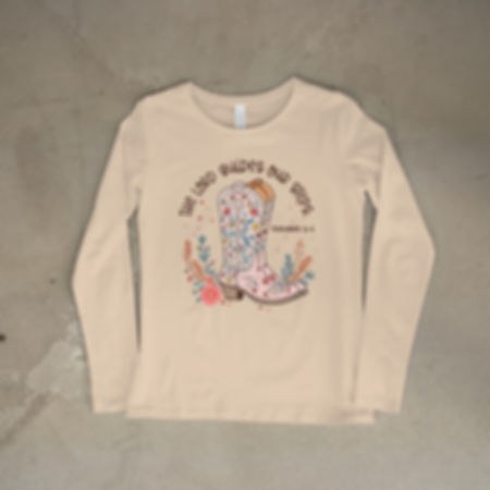 The Lord Guides Our Steps Long Sleeve