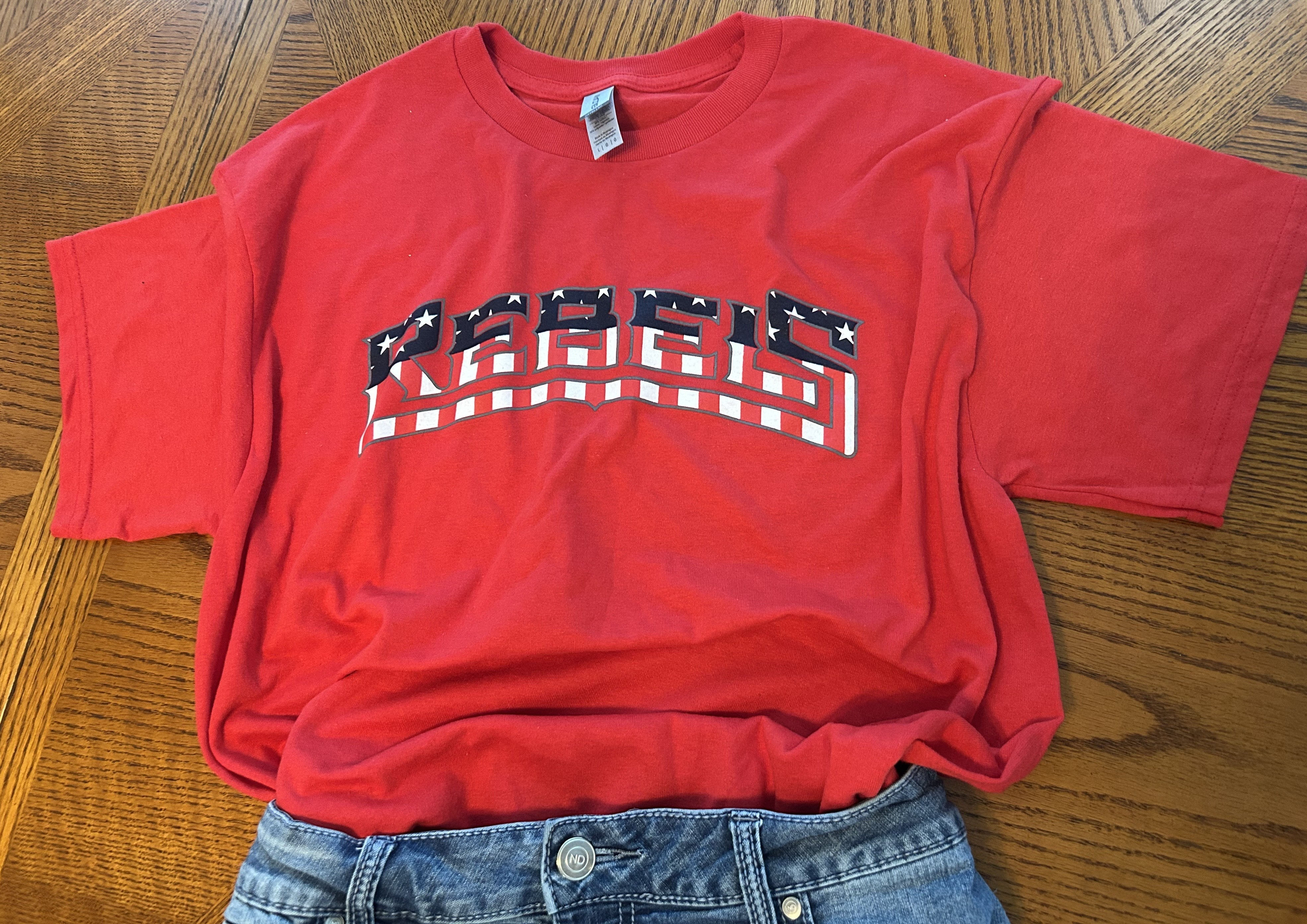 Rebels Red Patriotic T-Shirt