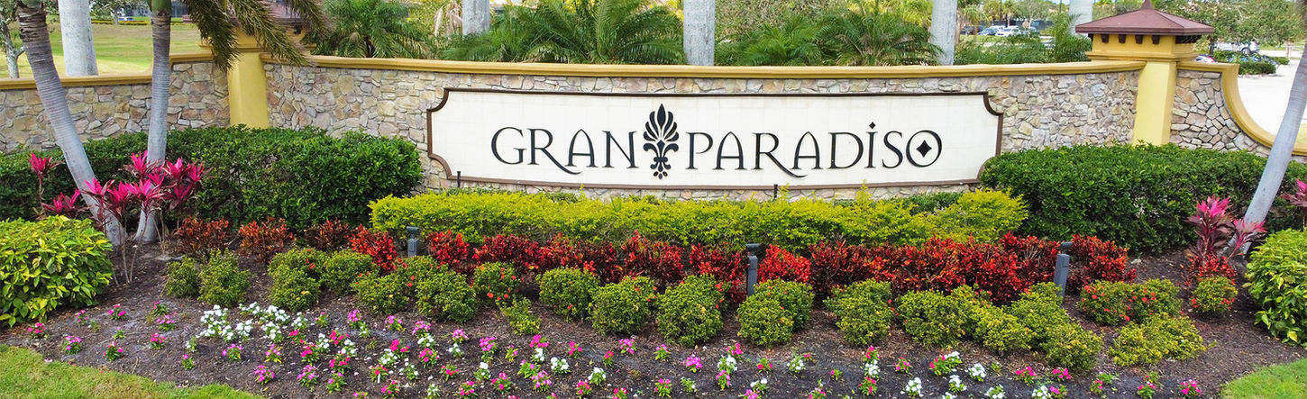 A sign that says Gran Paradiso