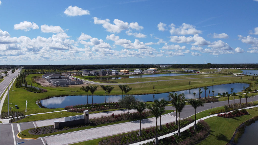 Park East at Azario Entrance