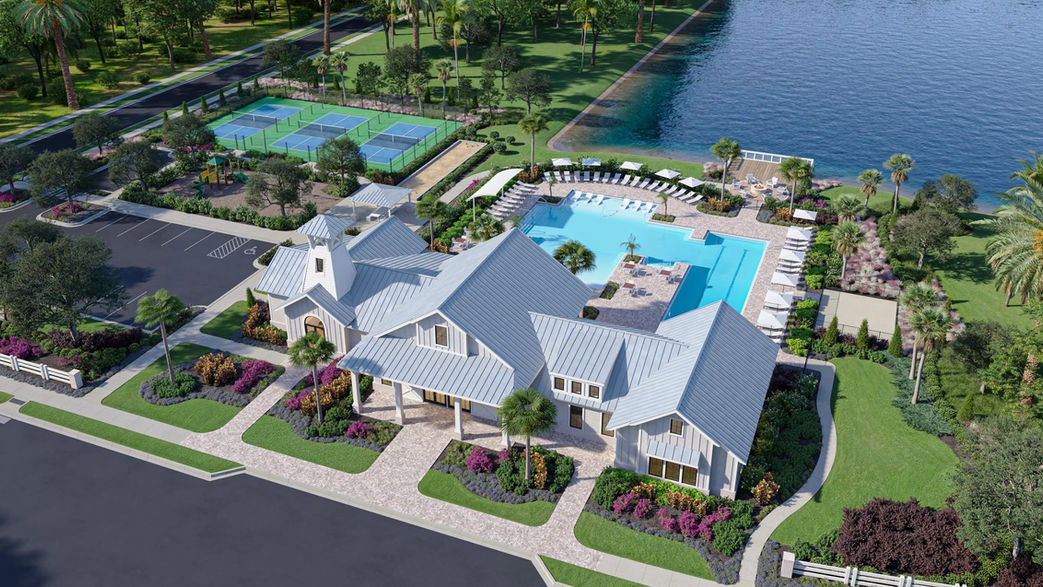 Oakbend Amenity Center Rendering by Toll Brothers