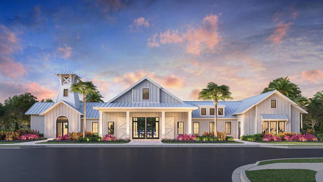 Front of the Oakbend Wellen Park Amenity Center