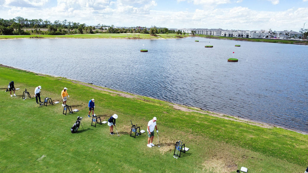 Driving range in Wellen Park Golf and Country Club