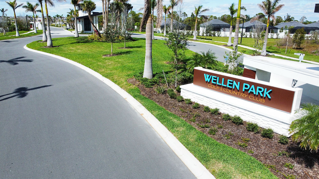 A Sign for Wellen Park Golf & Country Club