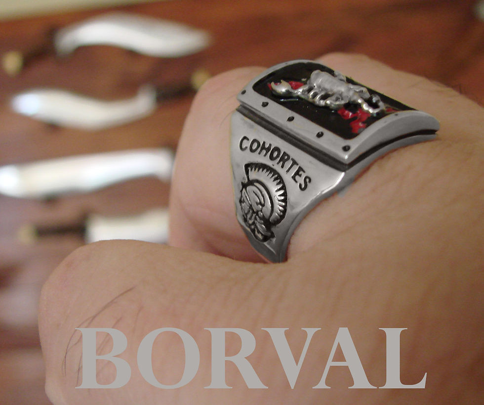 Miniatura: Anel Masculino Romano Pretoriano