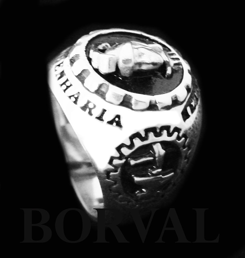 Miniatura: Anel Engenharia Metalúrgica - CREA - Masculino - Prata 925