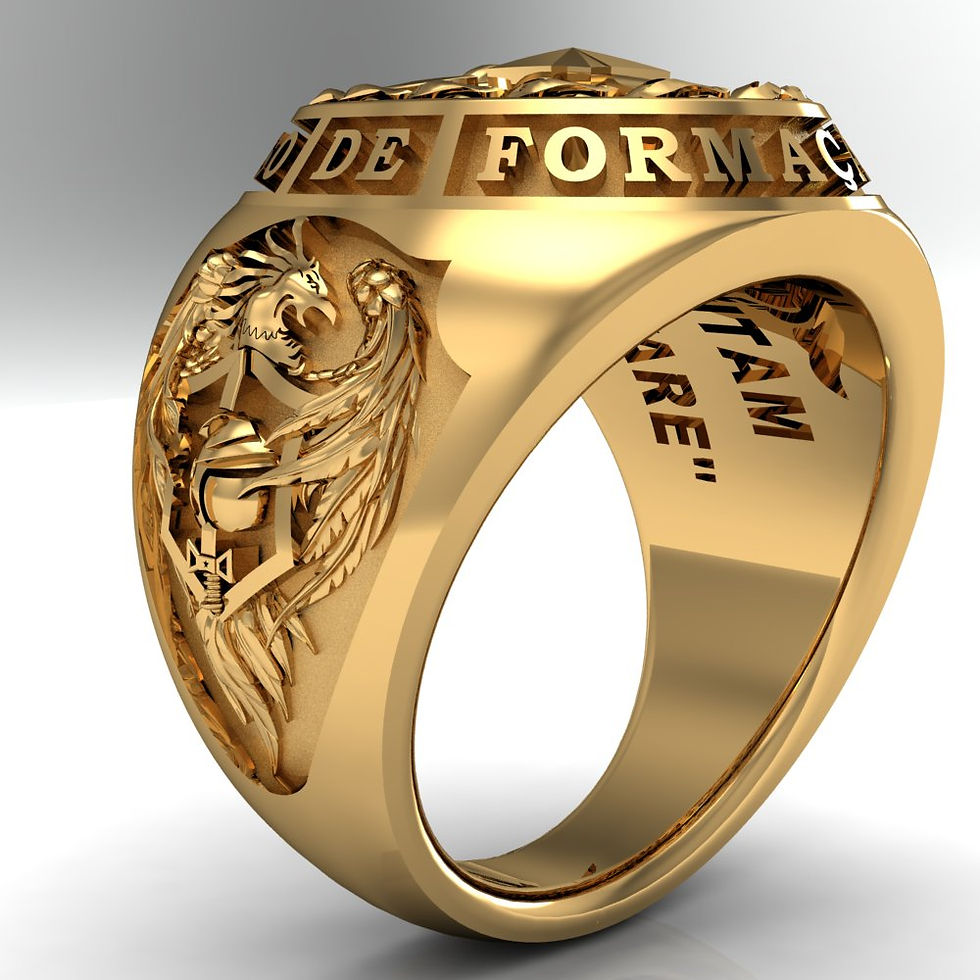Miniatura: Anel Personalizado em Ouro 18K