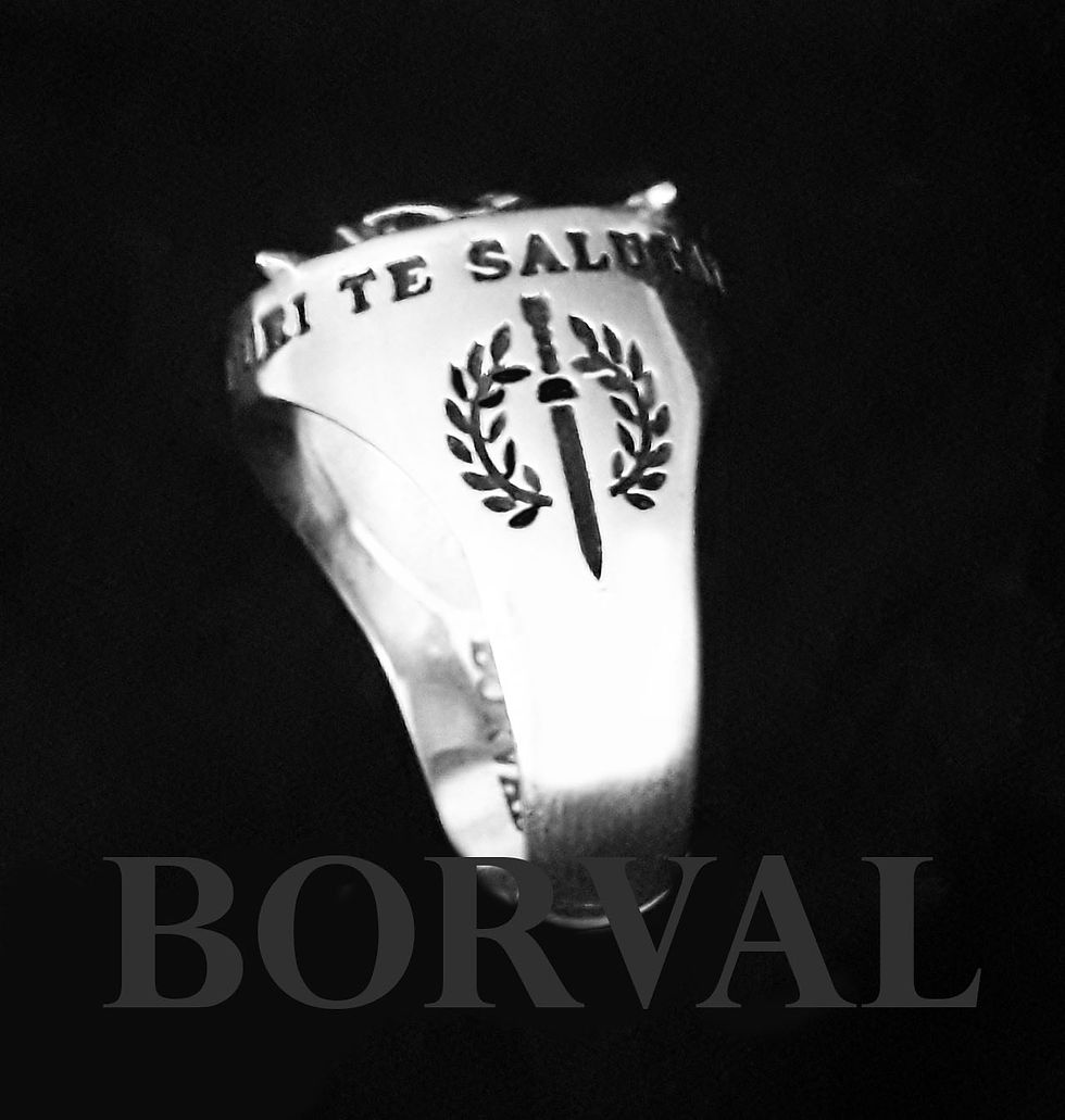 Miniatura: Anel Masculino Romano Gladiador