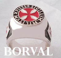 Miniatura: Anel Masculino Templário 2