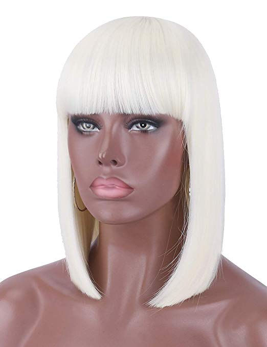 Thumbnail: Platinum Blonde Blunt Cut Bob
