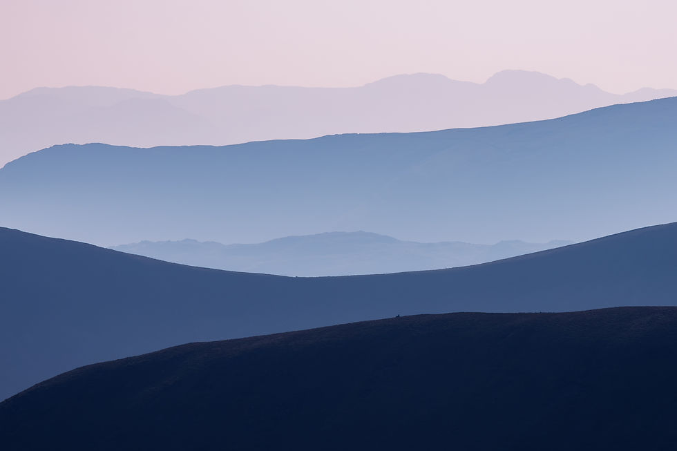 The fells at dusk