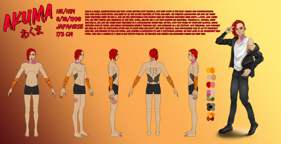 Akuma Character Sheet