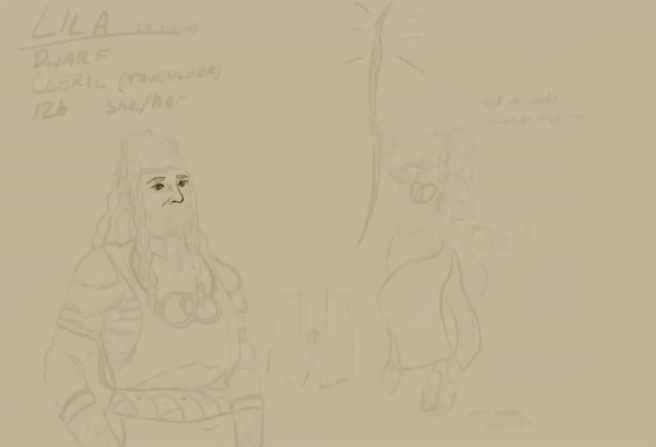 A timelapse of my character illustrations -- unfortunately Trefn's timelapse wasn't able to be captured.