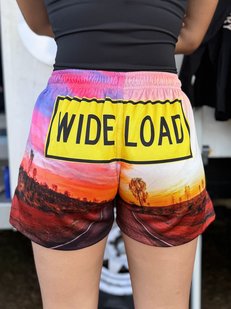 Thumbnail: WIDE LOAD Footy Shorts