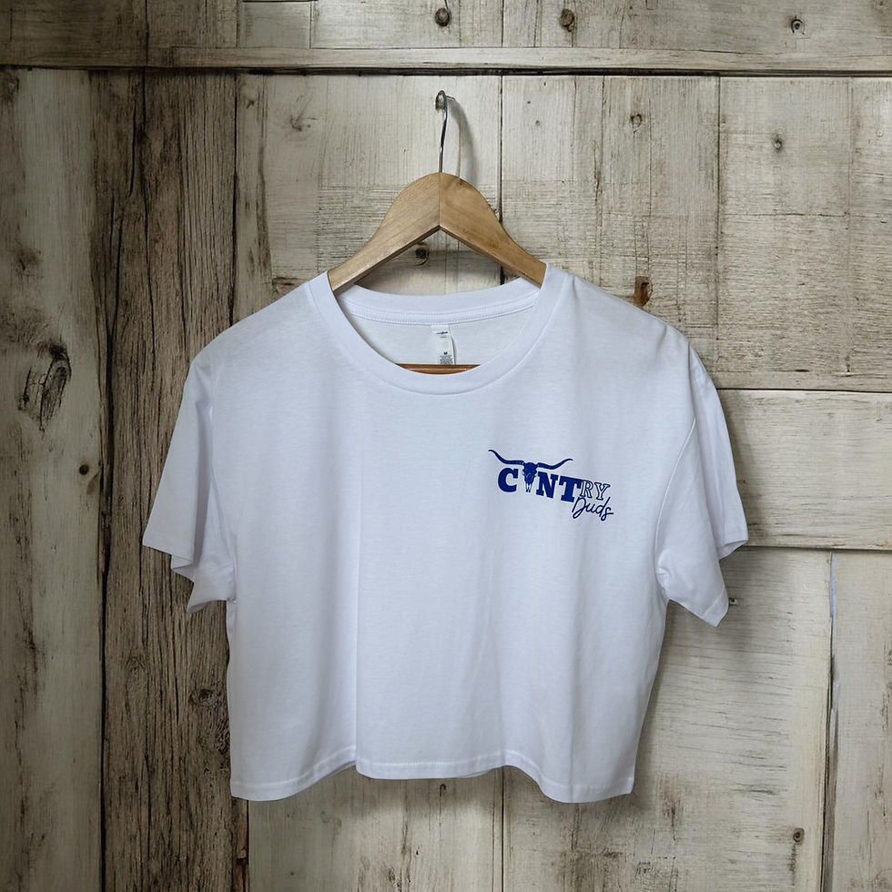 Thumbnail: White & Royal blue crop