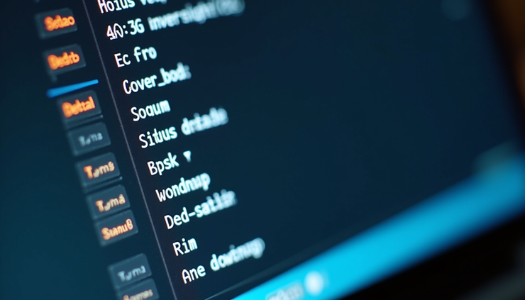 Close-up view of a computer screen showing a Microsoft 365 backup dashboard with status indicators