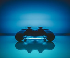 Video Game Console Blue