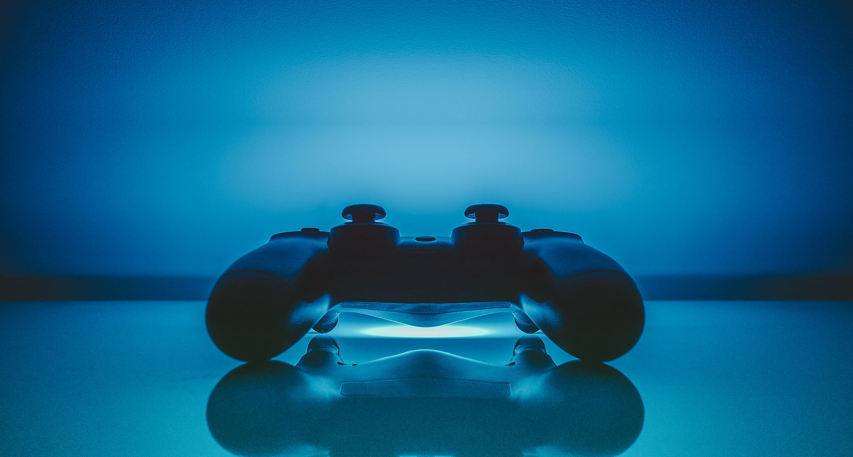 Video Game Console Blue 