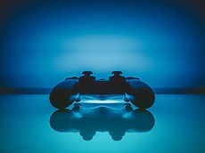 Video Game Console Blue