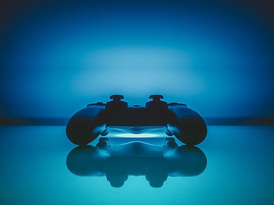 Video Game Console Blue
