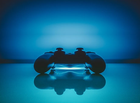 Consola de videojuegos Azul 