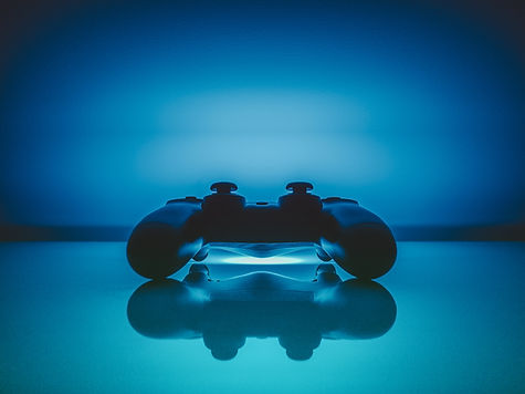 Video Game Console Blue