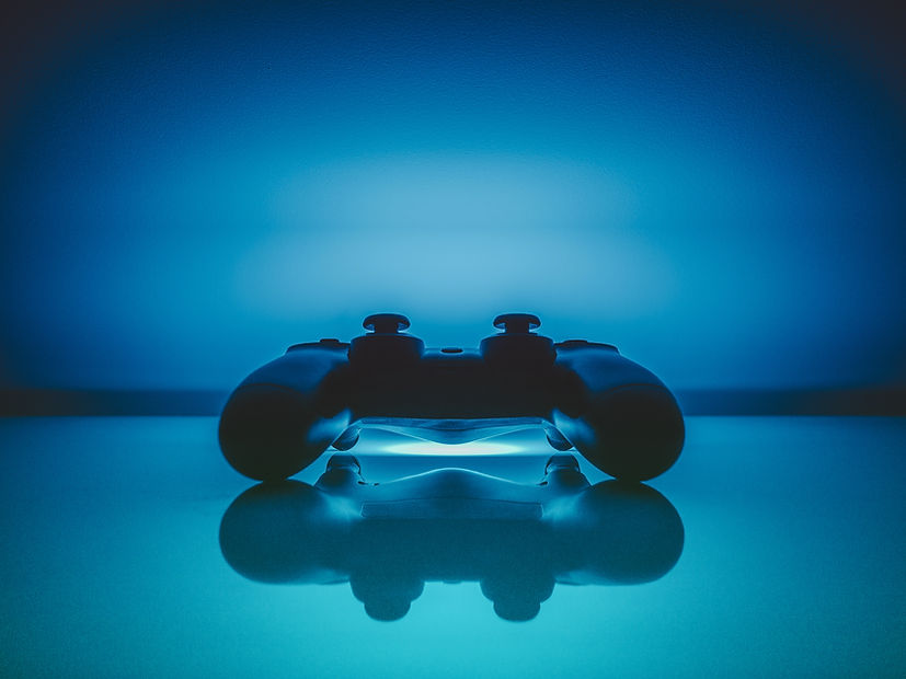 Video Game Console Blue 