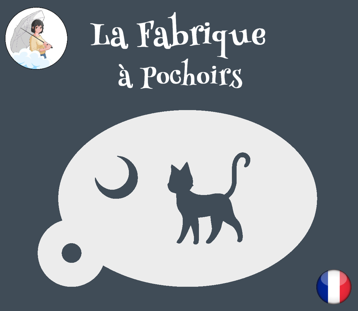 Pochoir chat Sailor Moon