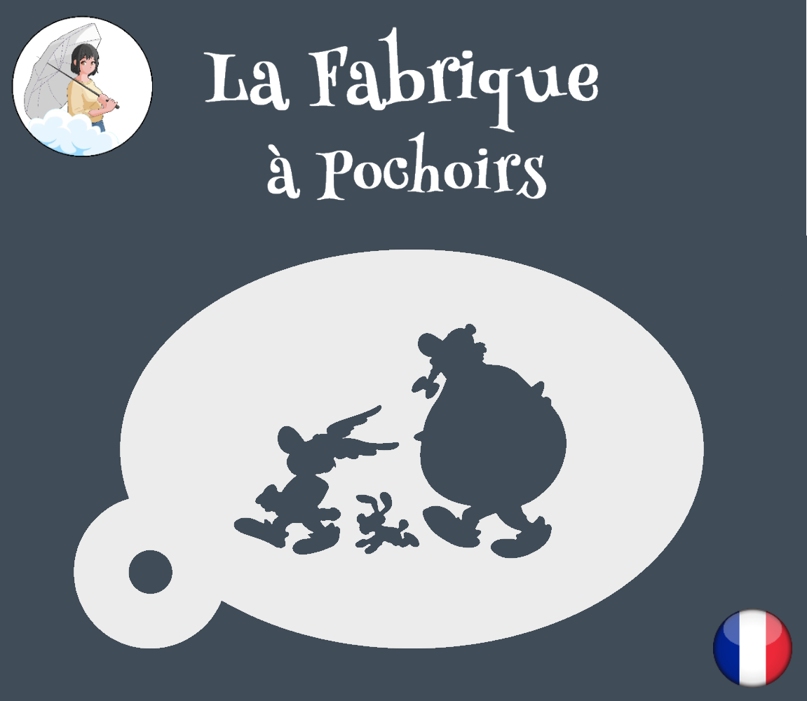 Pochoir Silhouettes Astérix