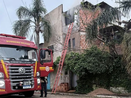 Homem morre em incêndio residencial em São Lourenço do Sul