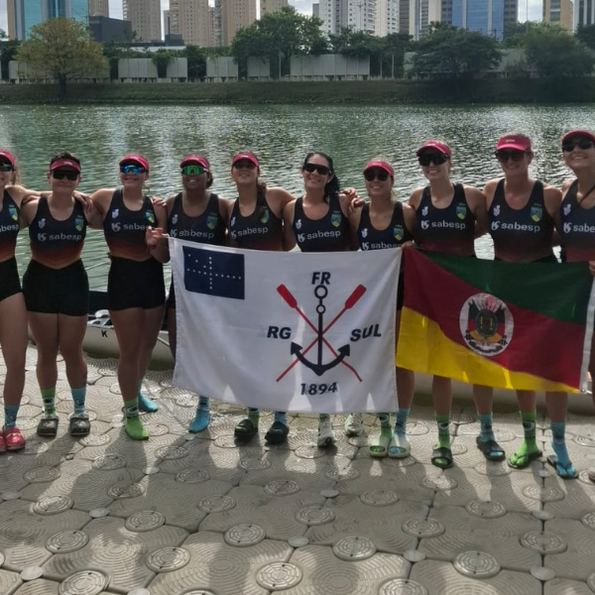 Com quatro atletas do Remar para o Futuro, Rio Grande do Sul conquista 2° lugar em competição nacional de remo
