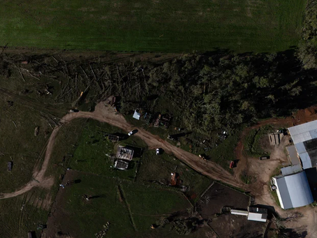 Pedro Osório decreta situação de emergência após destruição causada por tornado