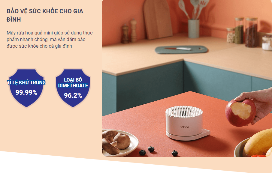 Máy khử độc hoa quả thực phẩm trong gia đình ?
content media