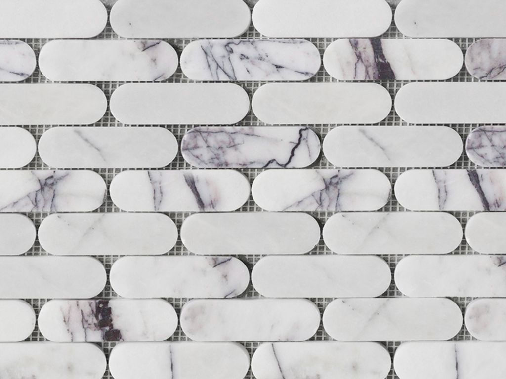 Lilac Polished Pill Mosaic