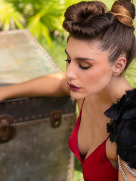 Shooting "Garden Of Glam "