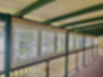 89mm White Fixed Aluminium Shutters