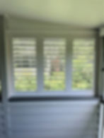 89mm White Fixed Aluminium Shutters