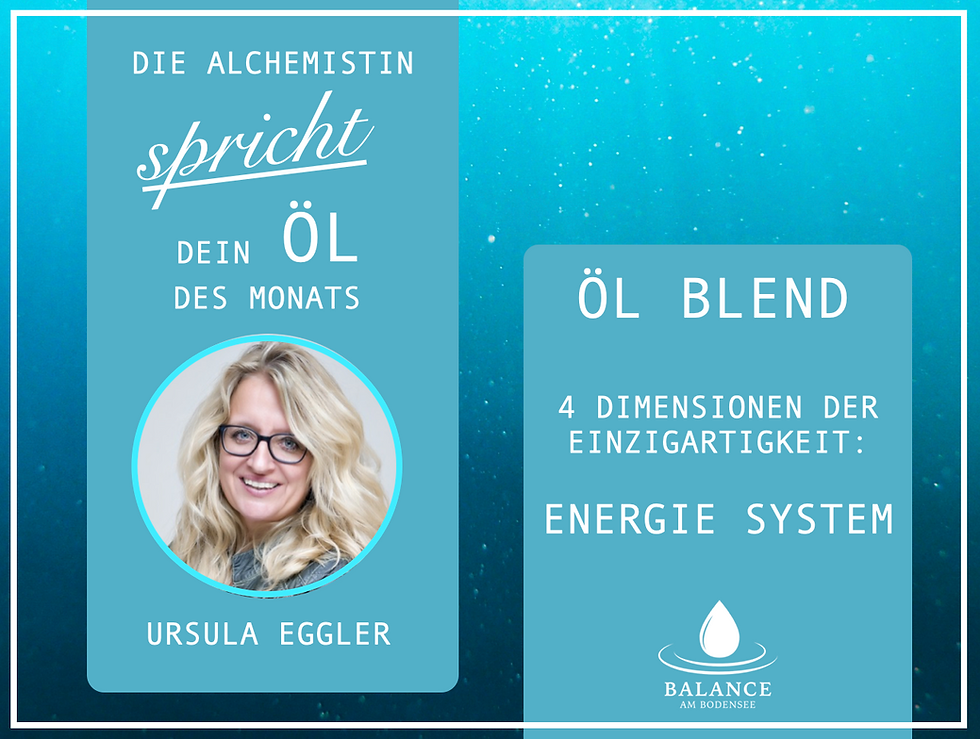 Öl Blend die 4 Dimensionen der Einzigartikeit - Energiebewusstsein