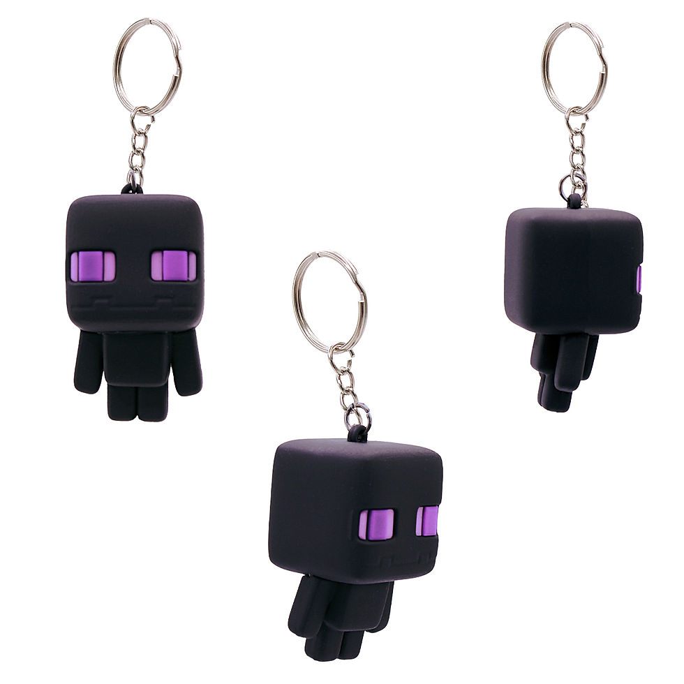 Miniatura: Llaveros de rubber - Minecraft