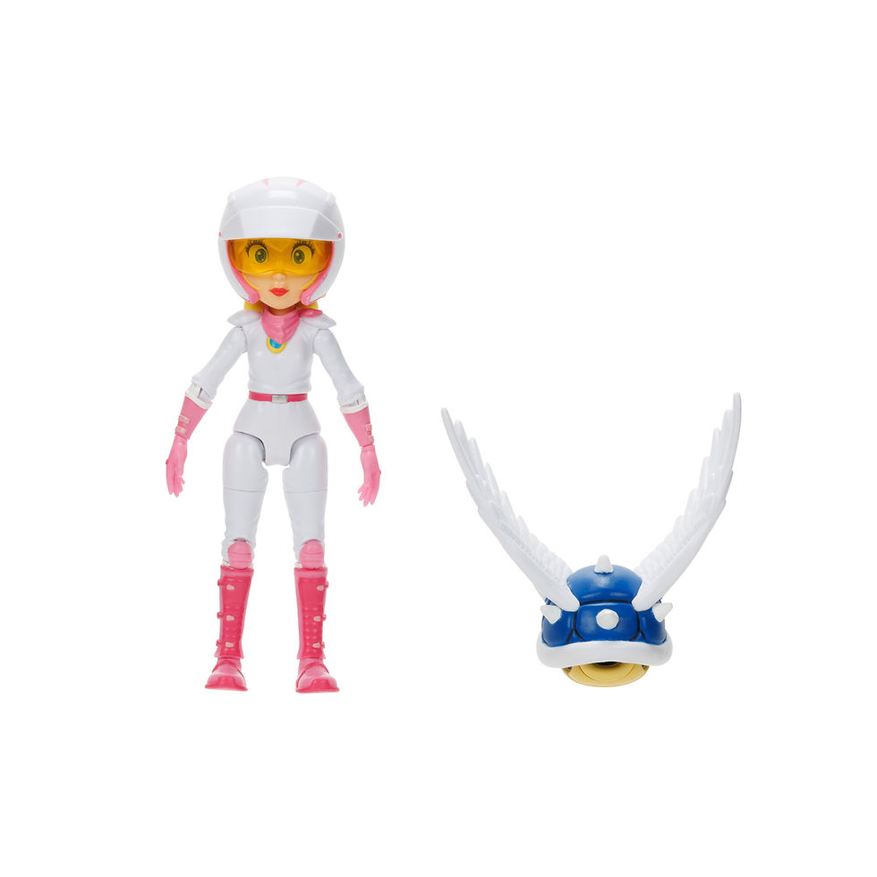Miniatura: Peach traje motocicleta - Mario Movie - Figura de 13cm